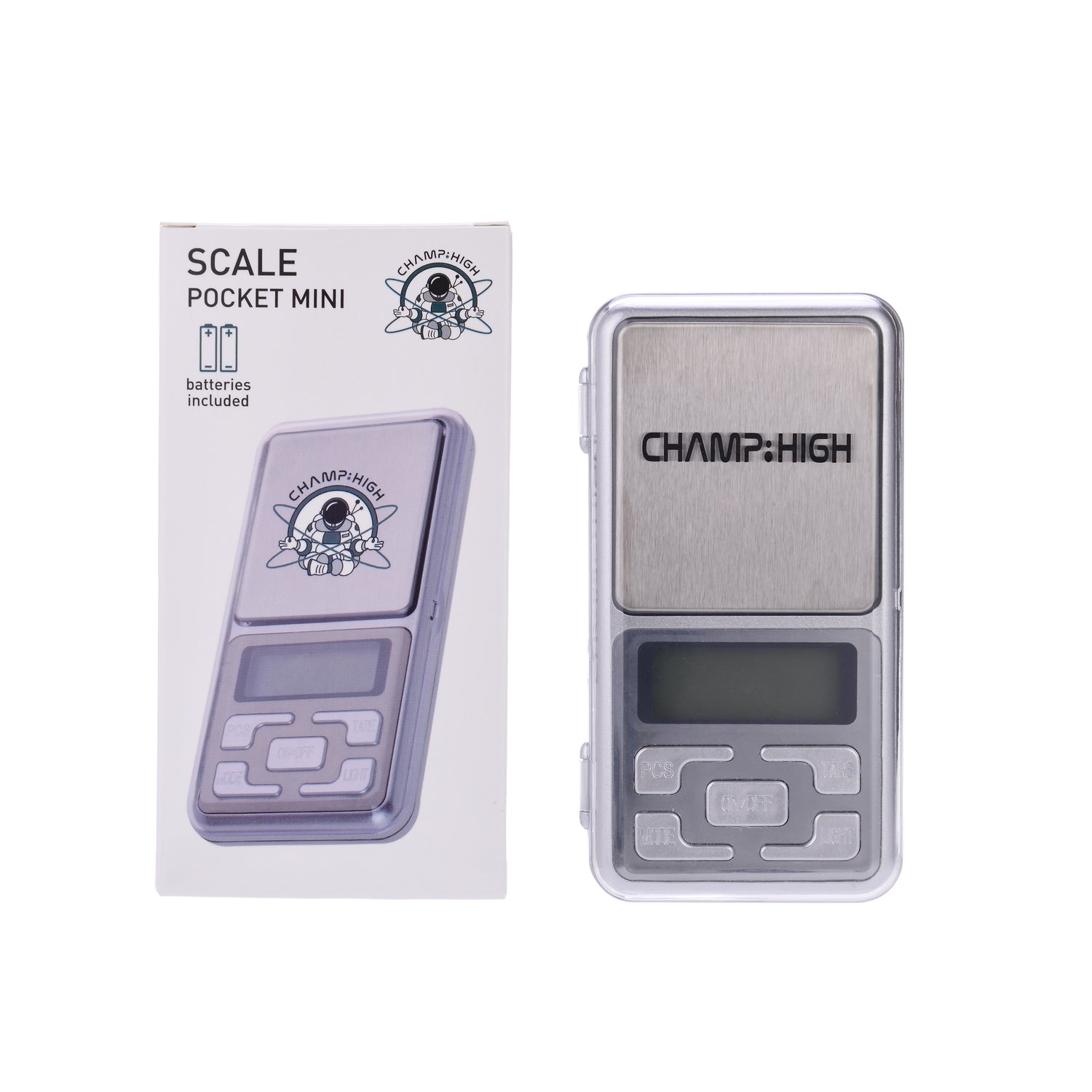 Champ High - "Pocket Mini" Digitalwaage 0,01-200g - inkl. Batterien