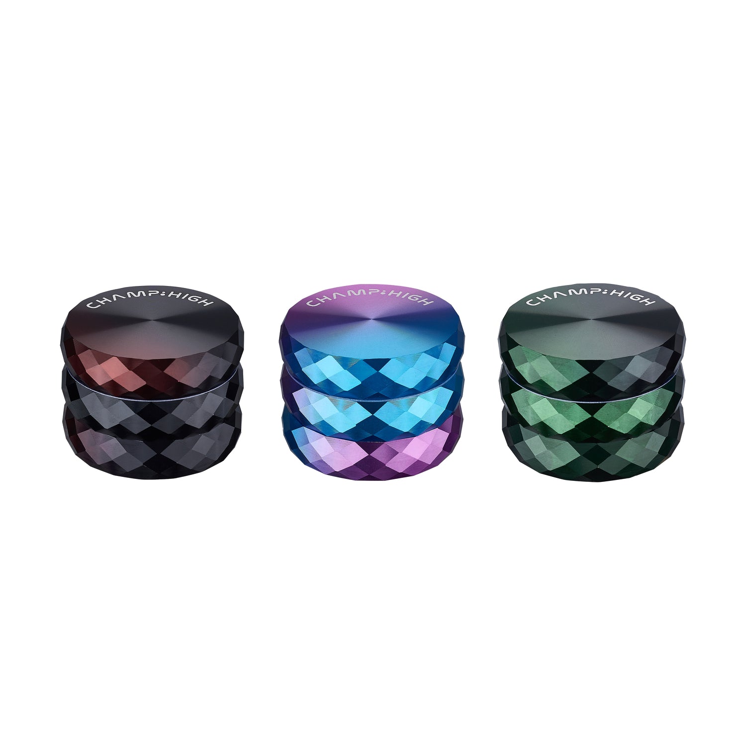 Champ High Aluminium-Grinder "Rainbow" 4-tlg. Ø 53mm