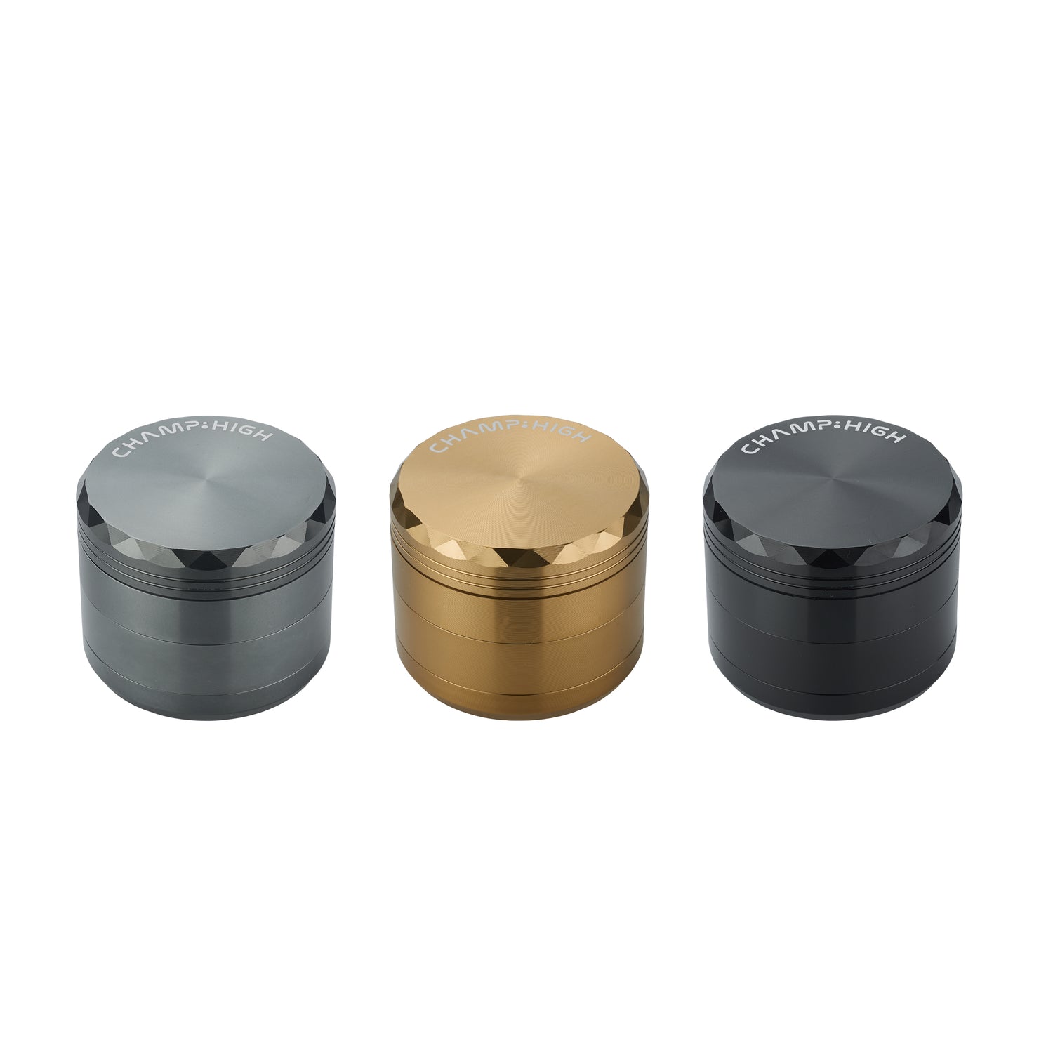 Champ High Aluminium-Grinder "Classic Edge" 4-tlg. Ø 63mm