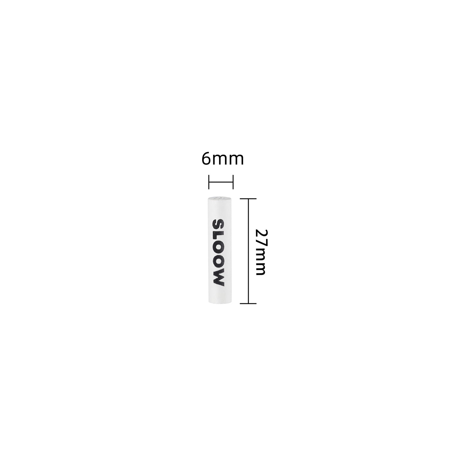 Sloow 50x Aktivkohlefilter Xtra Slim - Ø 6mm - dein-Onlineheadshop.de