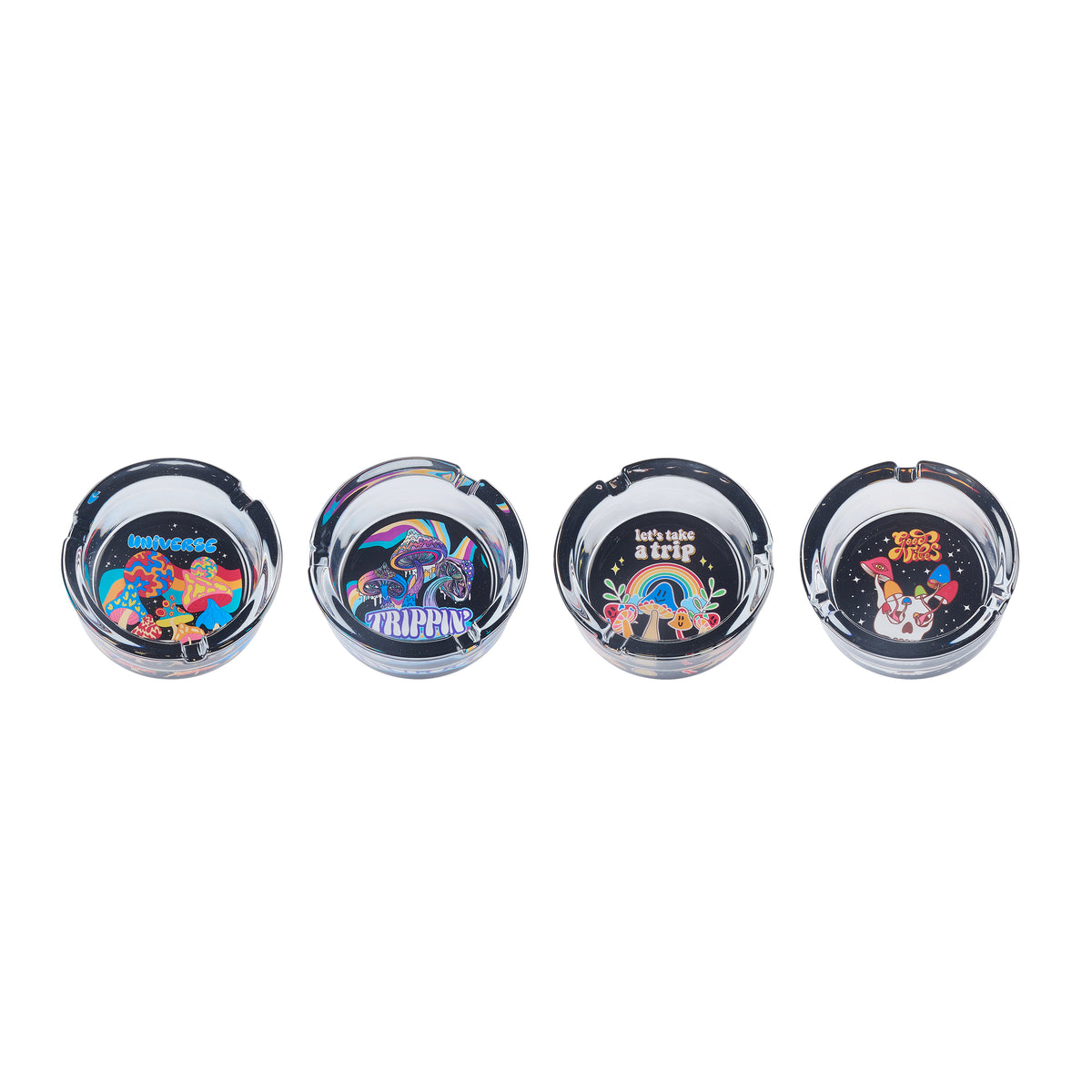 Champ High | runder Mushroom Glasaschenbecher - Ashtray - dein-Onlineheadshop.de