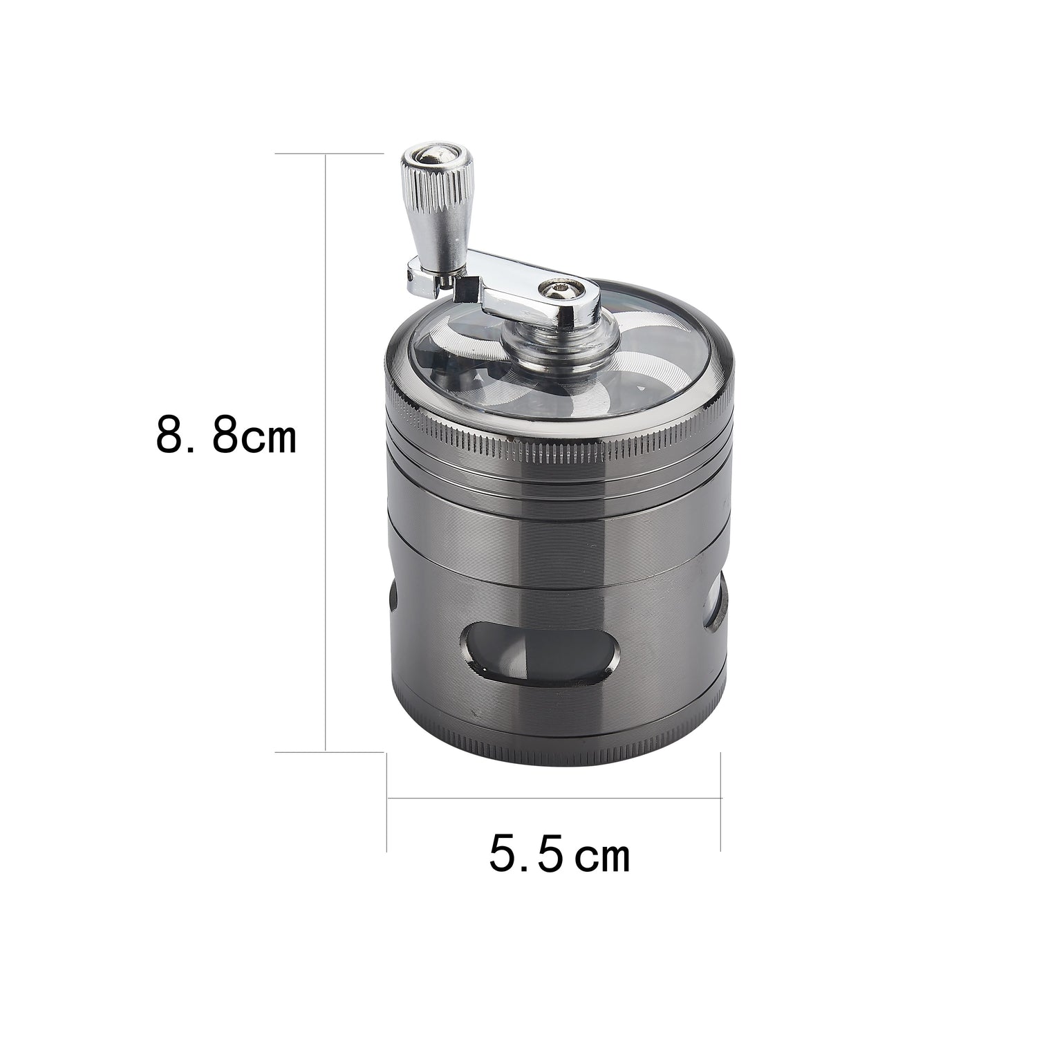 Champ High Aluminium-Grinder "Window Windmill" 4-tlg. Ø 53mm