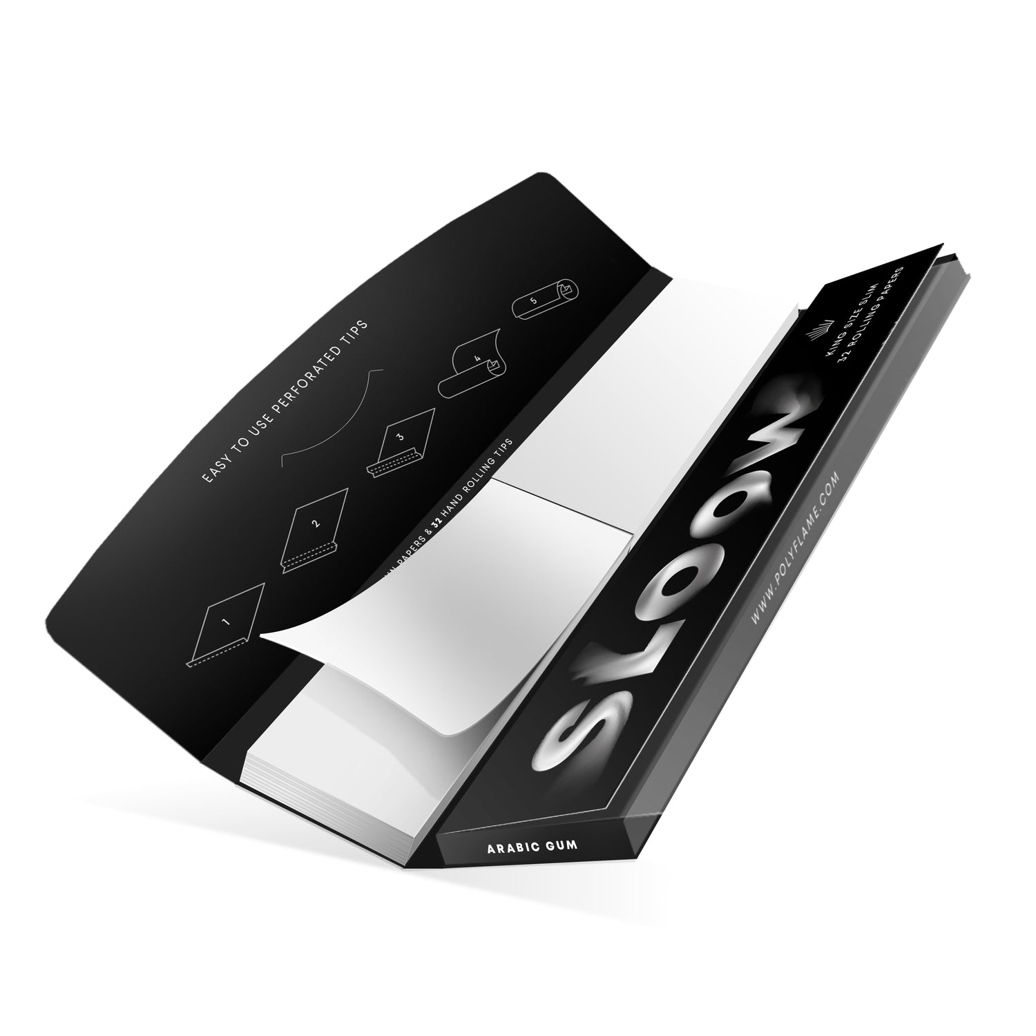 Sloow - Black King Size Slim - Longpapers + Filtertips