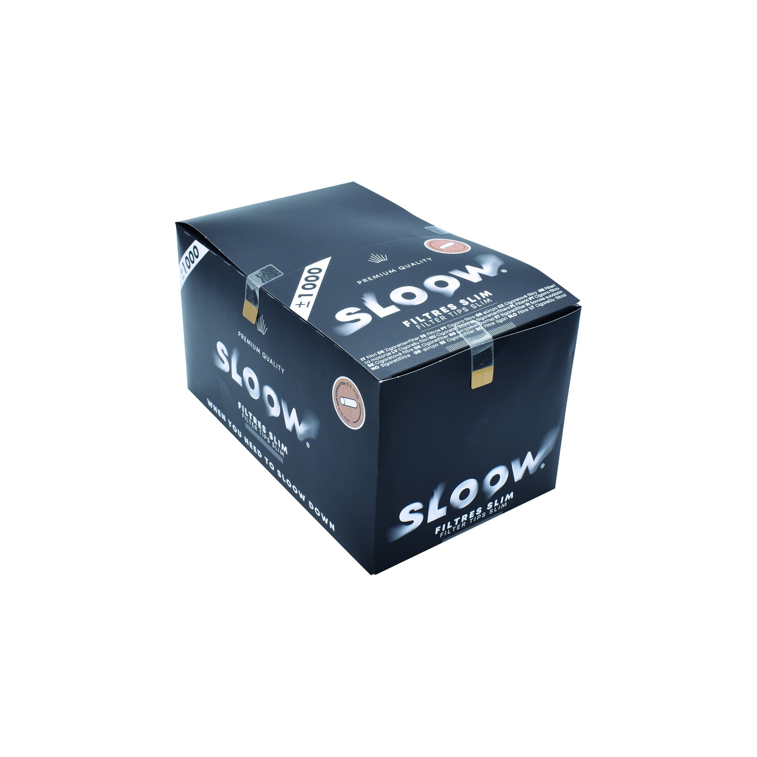 Sloow | 1000x Papierfilter zum eindrehen - Zigarettendrehfilter Ø 6mm - dein-Onlineheadshop.de