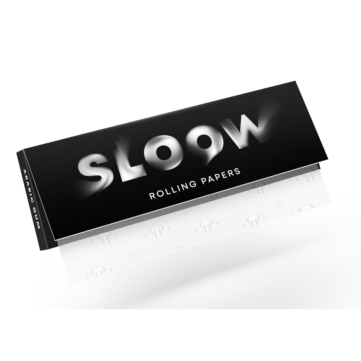 Sloow - Black Short Size - Zigarettendrehpapier