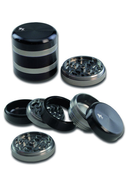 Black Leaf - 5 tlg. Aluminium-Grinder - Ø63mm - B-Ware