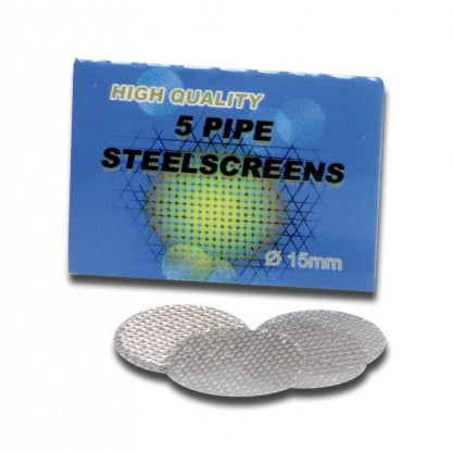 Black Leaf | Edelstahlsiebe zum einlegen | 5er Pack | Ø 15mm