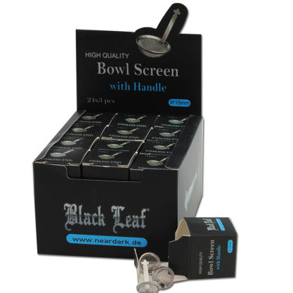 Black Leaf Edelstahl-Schüsselsieb - 3er Pack -  Ø 15mm