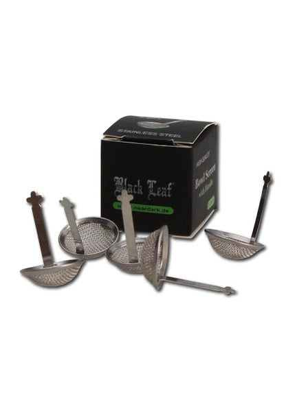 Black Leaf Edelstahl-Schüsselsieb - 5er Pack -  Ø 20mm