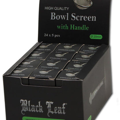 Black Leaf Edelstahl-Schüsselsieb - 5er Pack -  Ø 20mm