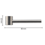 TiSmoke - hochwertige Titanpfeife aus 3 teilen | Purpfeife - L 90mm - dein-Onlineheadshop.de