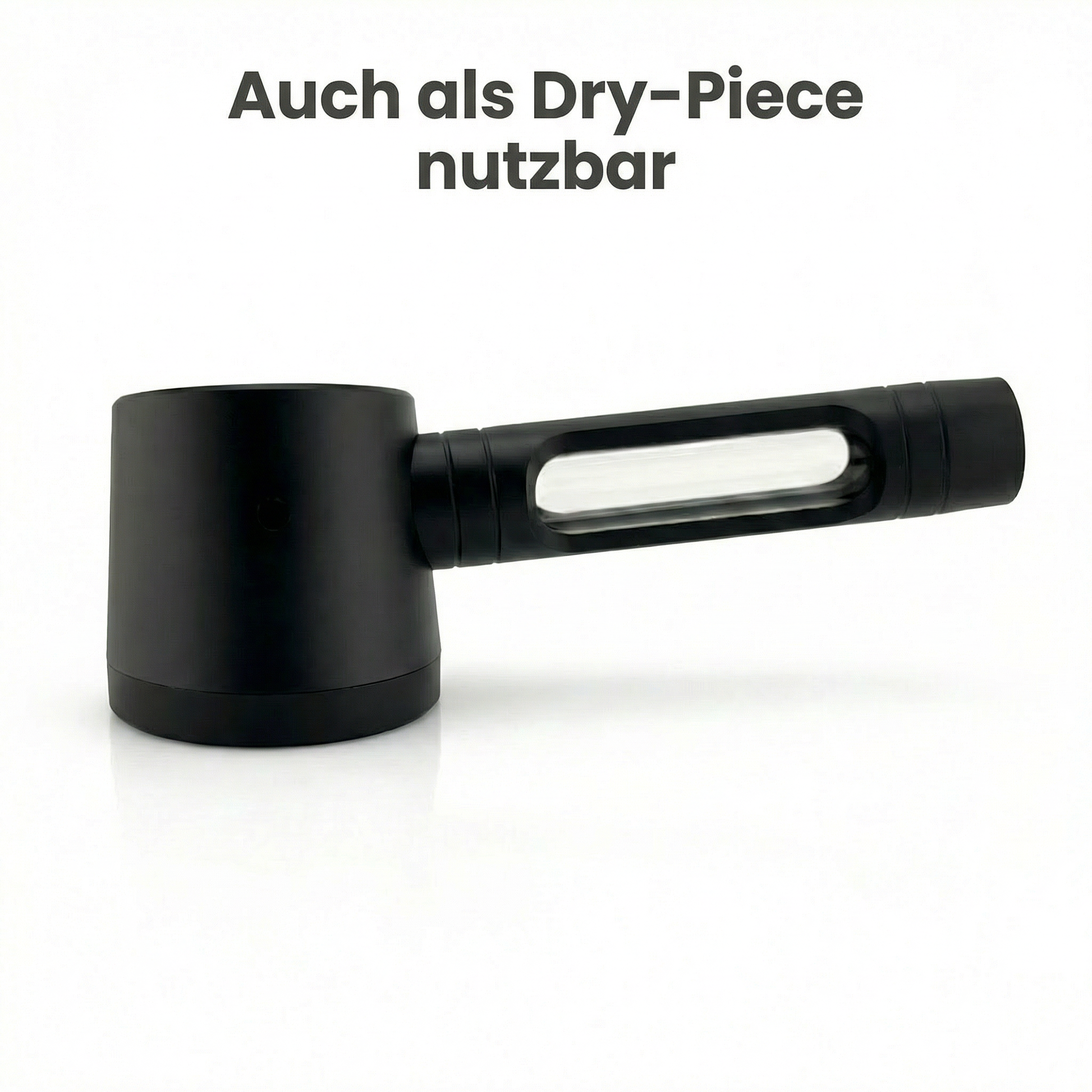 PuffX VapoBong tragbare Bong Aluminium & Glas – Kompakte Wasserpfeife