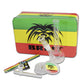 "Breit" Mini Glasbong Set ink. Grinder & Purpfeife - dein-Onlineheadshop.de