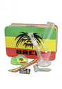 "Breit" Mini Glasbong Set ink. Grinder & Purpfeife - dein-Onlineheadshop.de