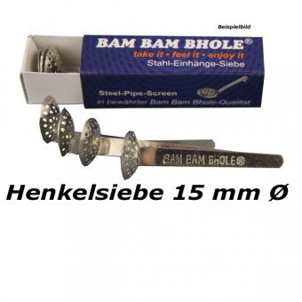 Bam Bam Bhole Edelstahlsiebe zum einhängen, 4er Pack Ø 15mm