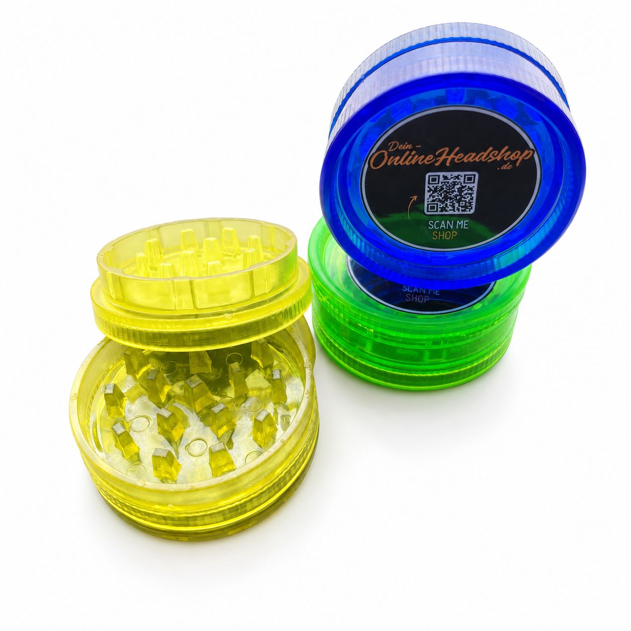 Grinder - Acrylmühle 2-tlg. viele Farben - Ø 55mm