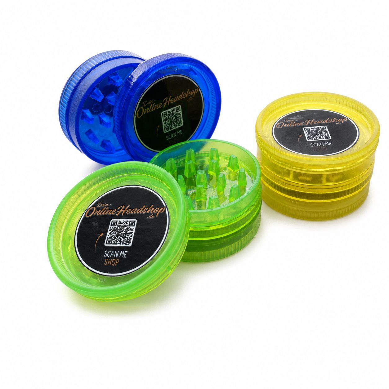 Grinder - Acrylmühle 2-tlg. viele Farben - Ø 55mm