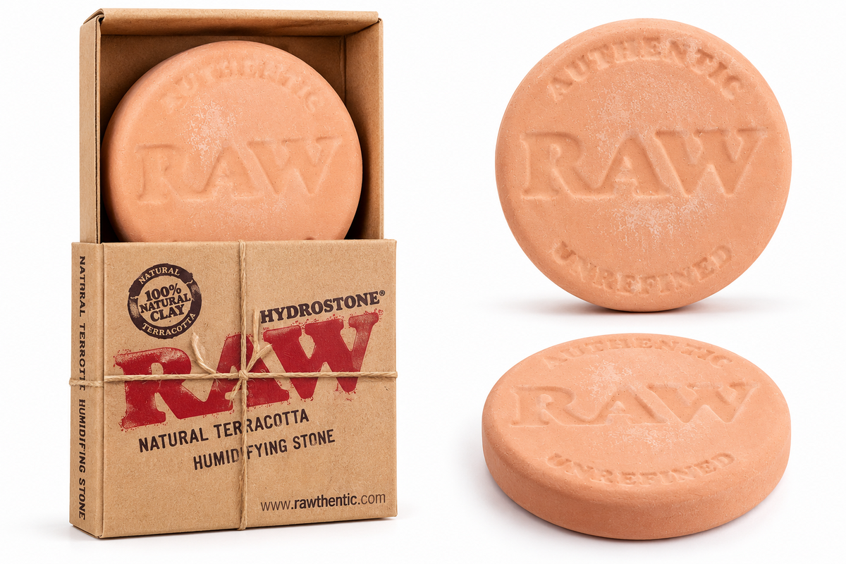 RAW Hydrostone Tabakbefeuchter | Keramik Natural Terracotta