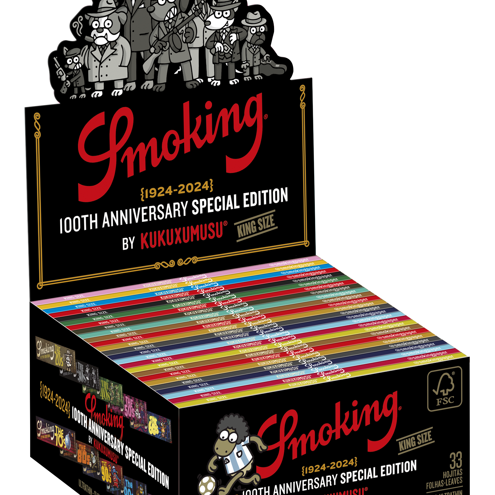 Smoking Paper "KUKUXUMUSU Anniversary" - KingSize  - Longpapers