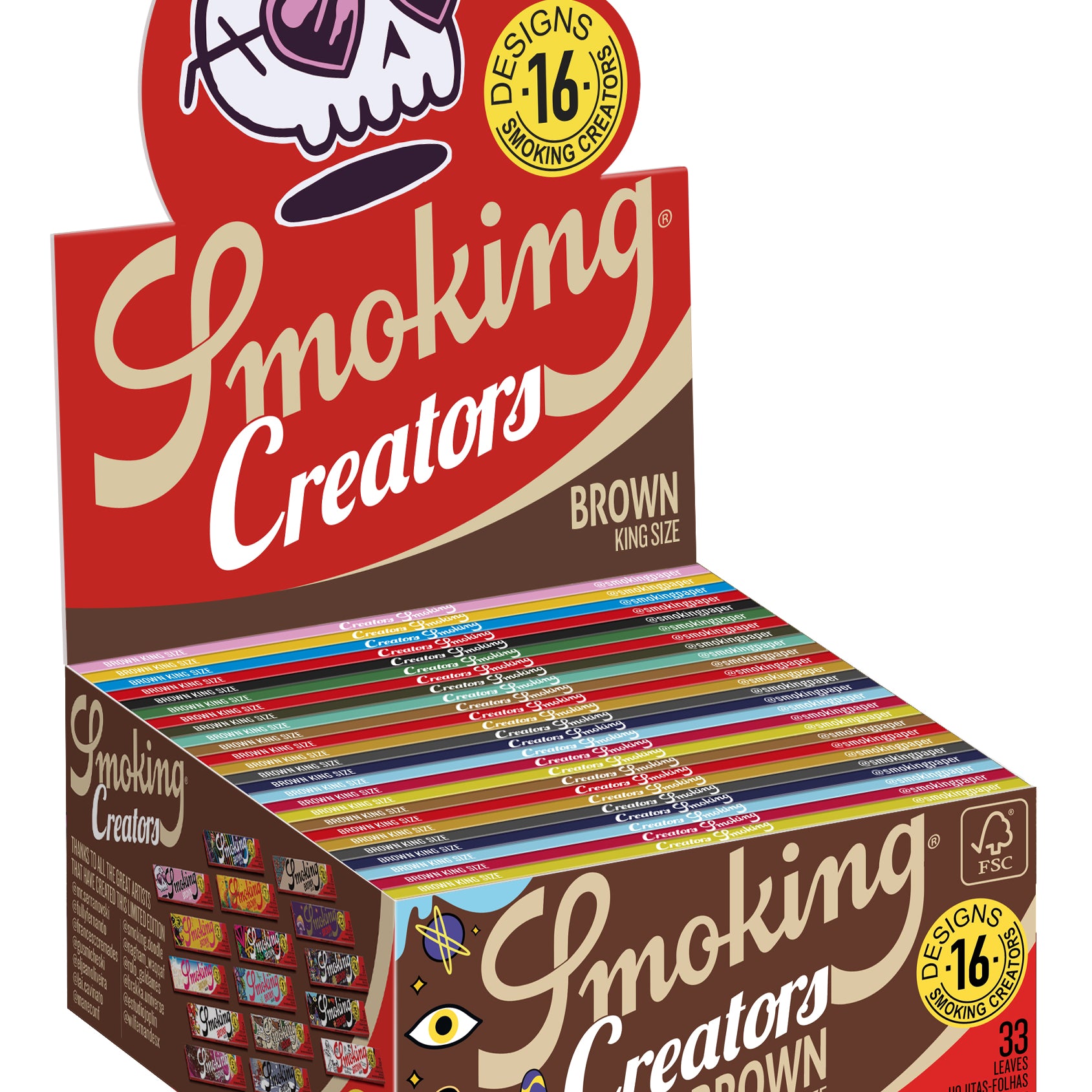 Smoking Paper "Brown-Creators" - King Size - Longpapers