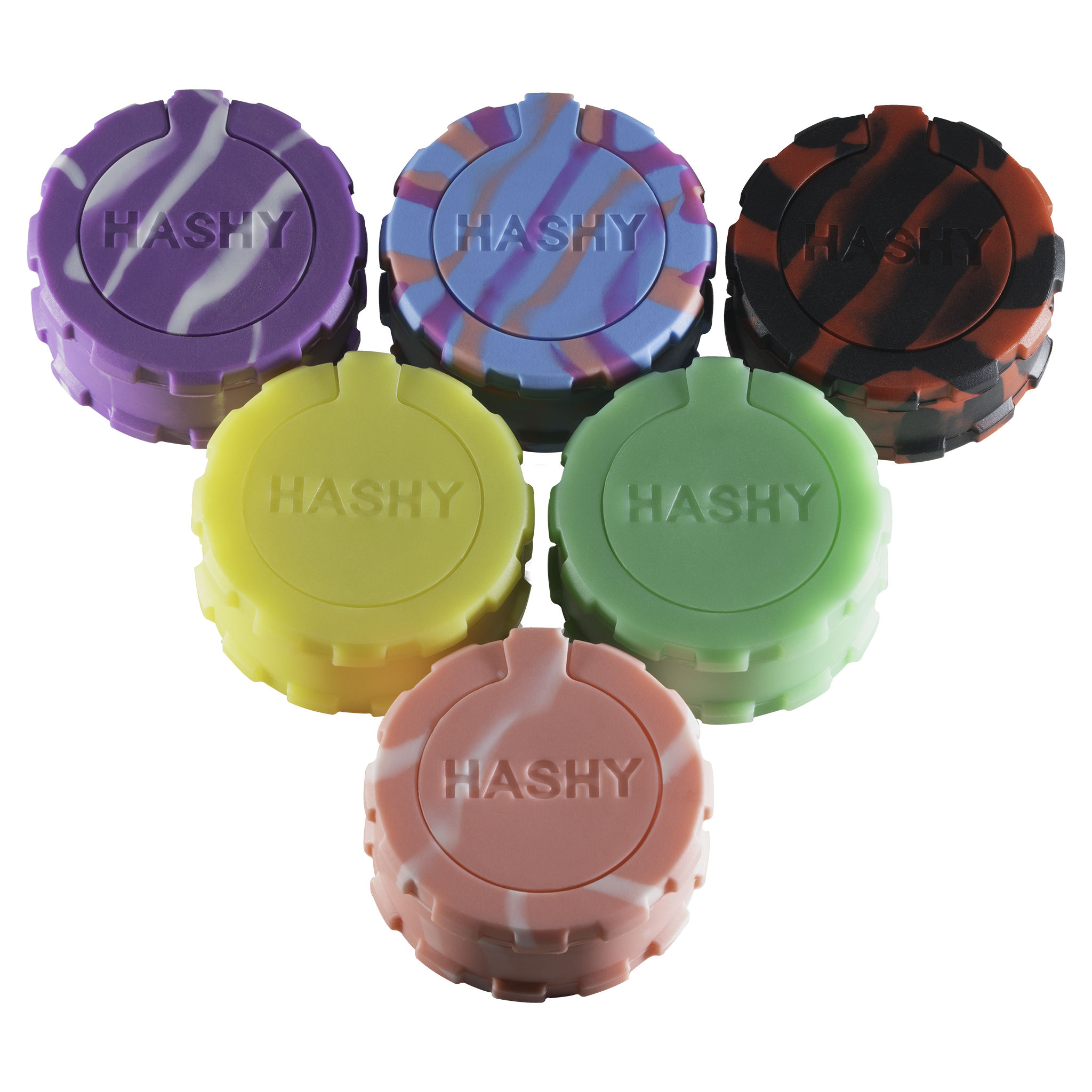 Hashy - All-in-One Silikon Grinder | 7-in-1 Grinder mit Stash
