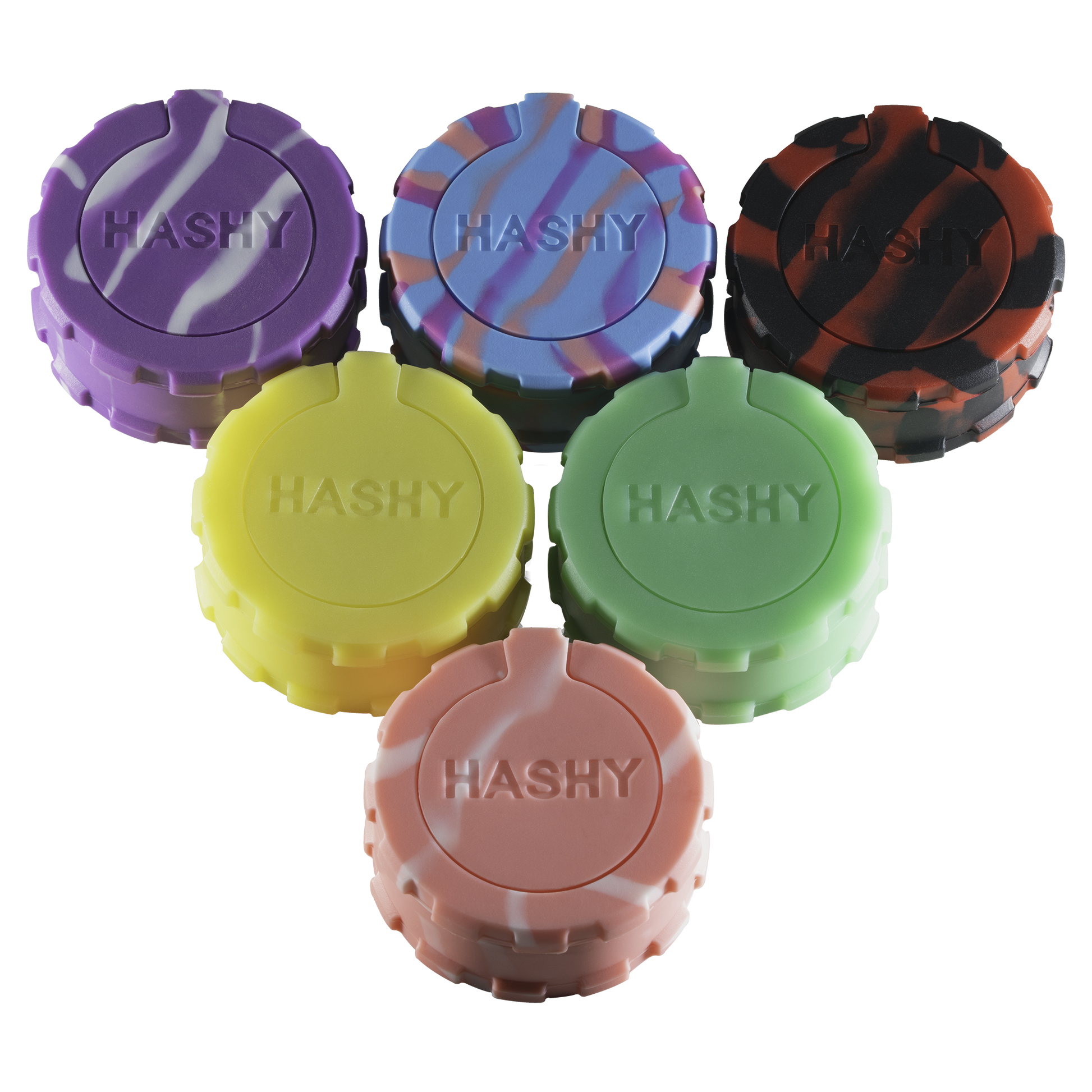 Hashy - All-in-One Silikon Grinder | 7-in-1 Grinder mit Stash