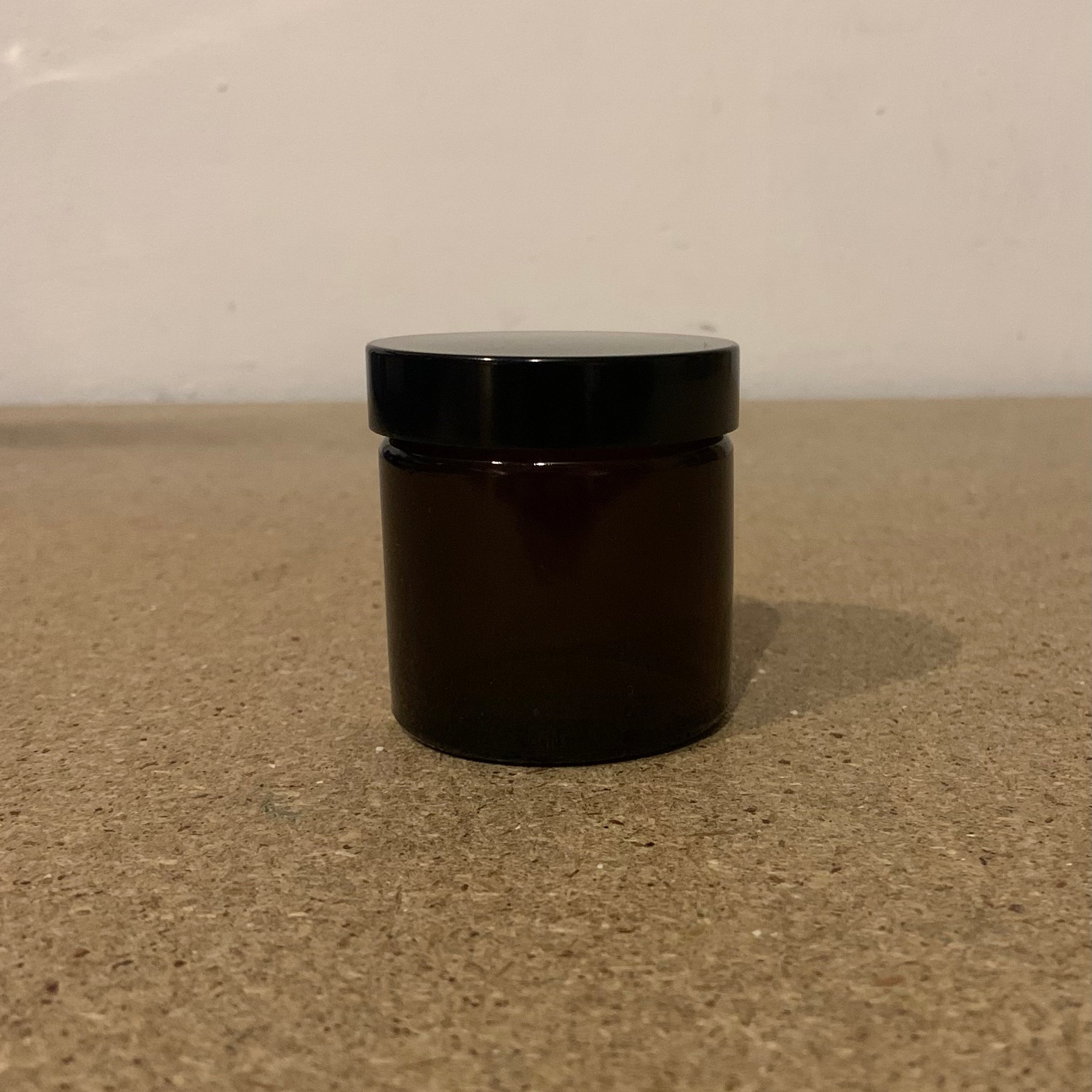 Tiegelglas - Cali Tins - 60ml Kosmetik-Glas - Braunglas