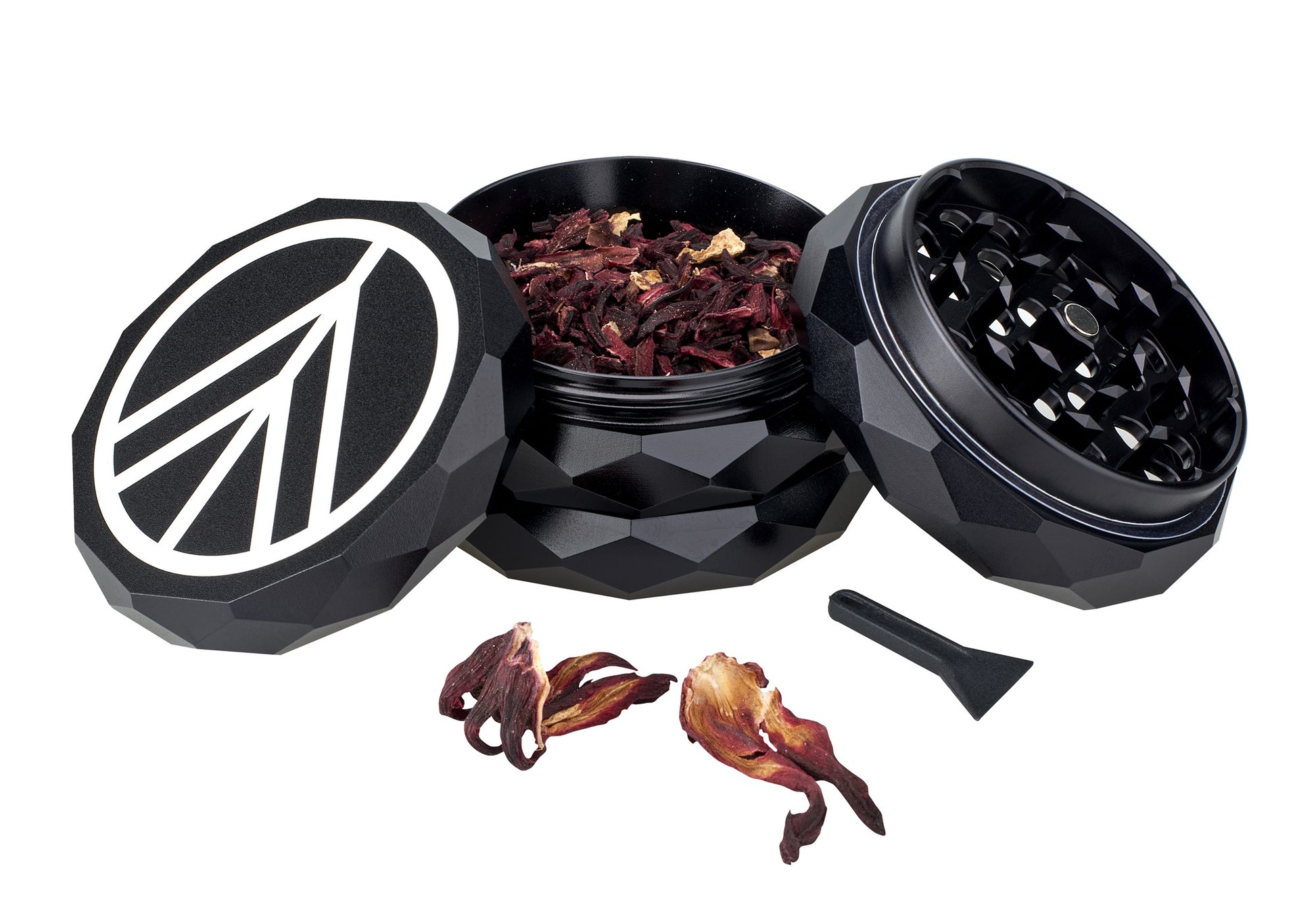 Norddampf Aluminium-Grinder Mühle 4-tlg. - Ø 63mm