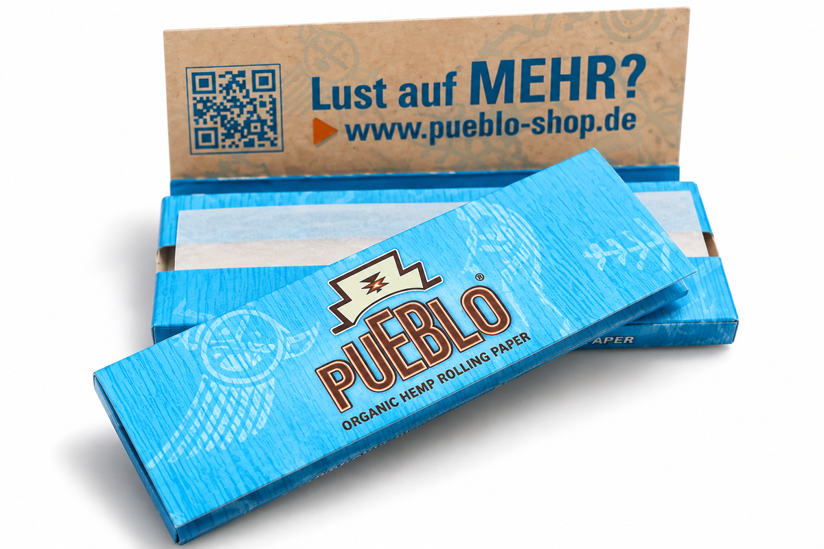 Pueblo | 50 Blatt | Zigarettendrehpapier | orangisches Hanfpapier