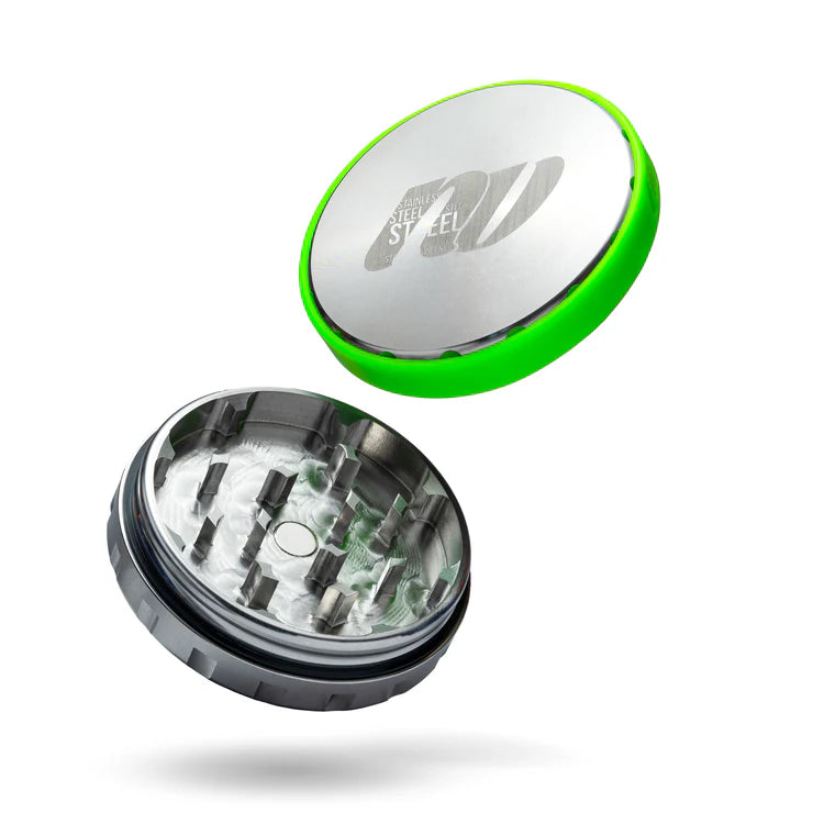 NV Grinder V2 Edelstahl-Grinder 2-tlg. - Ø 63mm