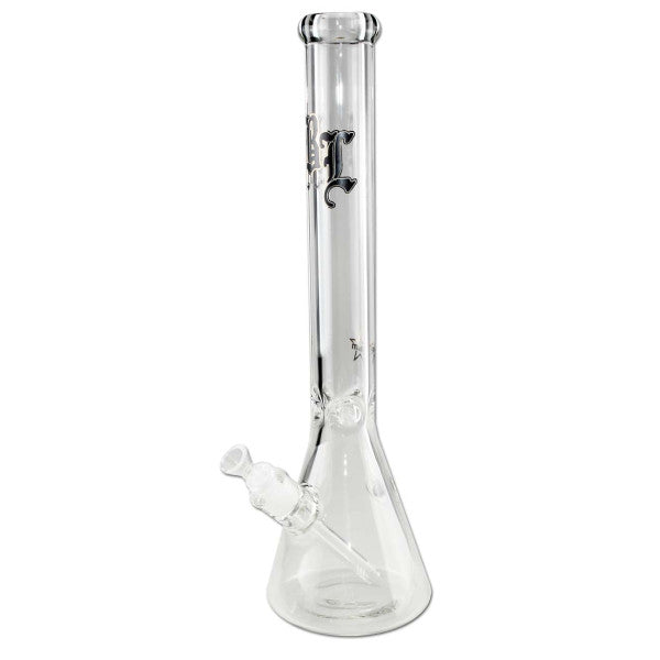 BL Beaker-/ Kolbenbong - stabiles 9mm Glas - Höhe 455mm
