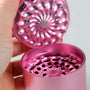 Black Leaf - CNC Flower 5 tlg. Aluminium-Grinder - Ø62mm - dein-Onlineheadshop.de