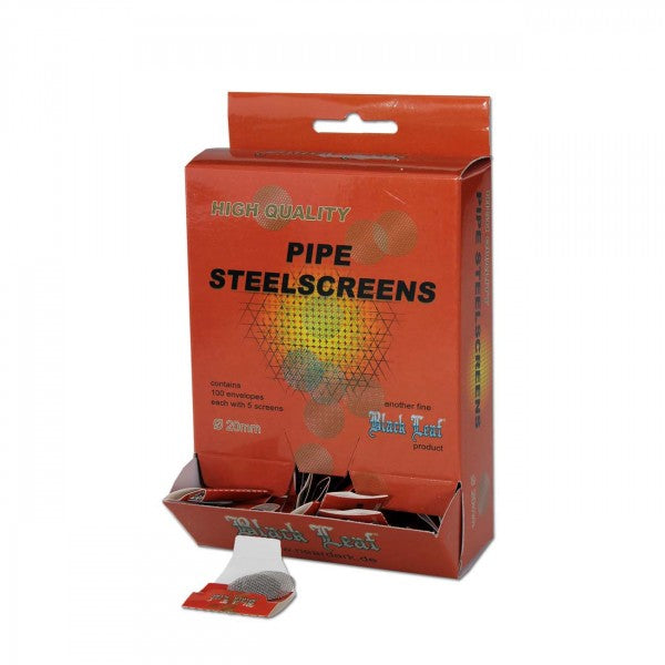 Black Leaf | Edelstahlsiebe zum einlegen | 5er Pack | Ø 20mm