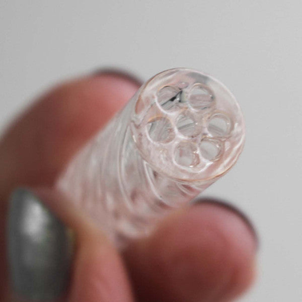 Black Leaf "7-Loch Glastips" zum Eindrehen im 5er Pack 12mm