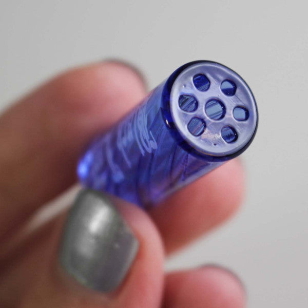 Black Leaf "7-Loch Glastips" zum Eindrehen im 5er Pack 12mm