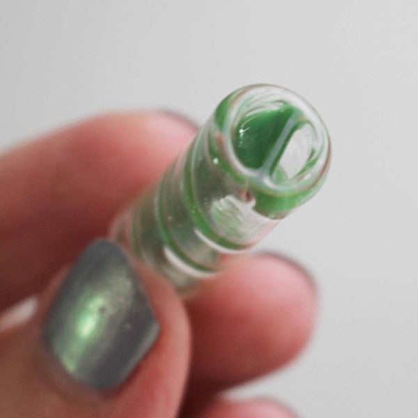 Black Leaf "Glastips mit Schlitz" zum Eindrehen - 5er Pack