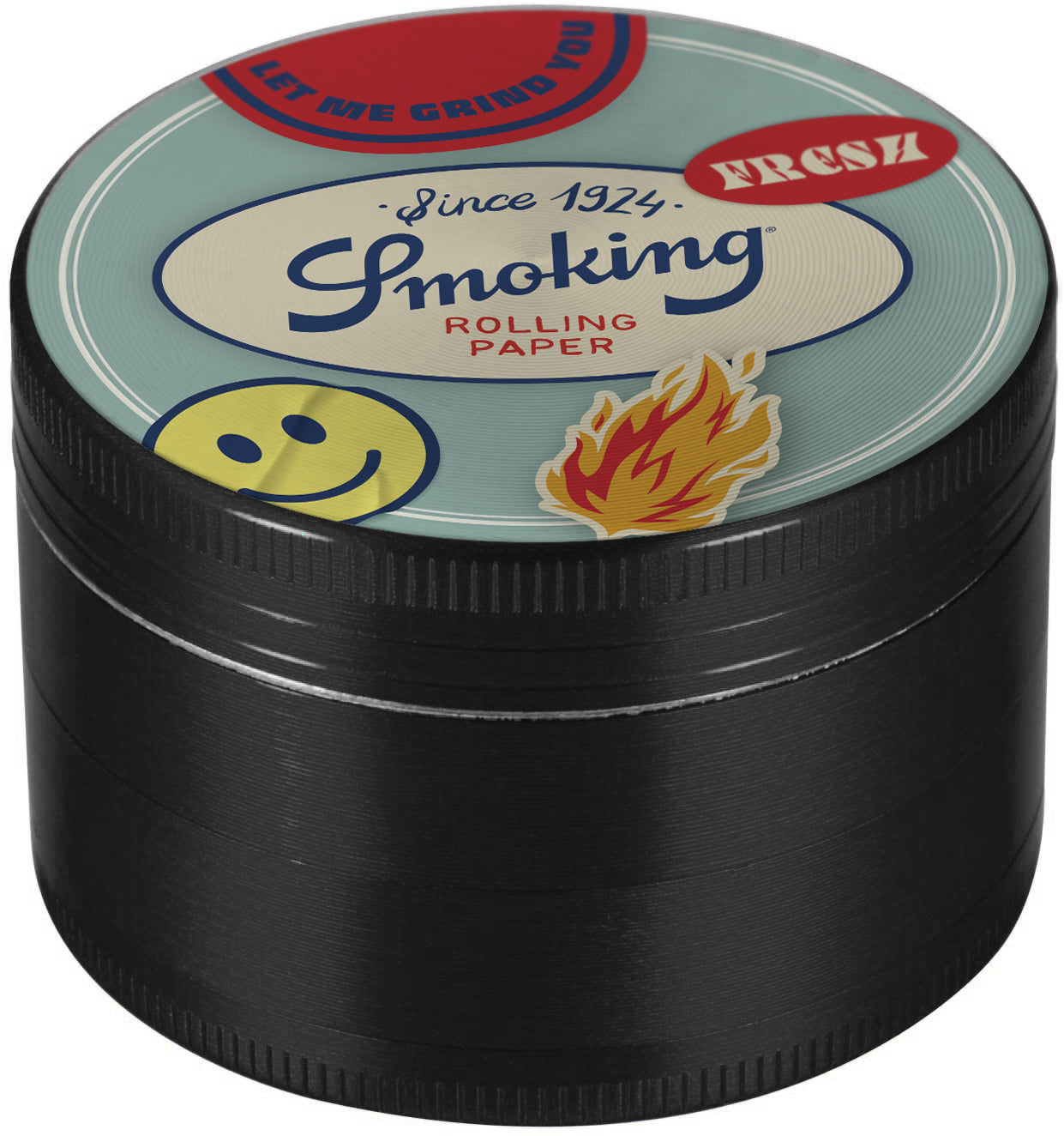 Smoking "All-Print" Alu-Grinder 4-tlg. viele Designs - Ø 50mm