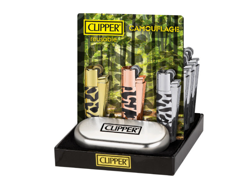 Clipper Feuerzeug - Metallversion - "Camouflage"