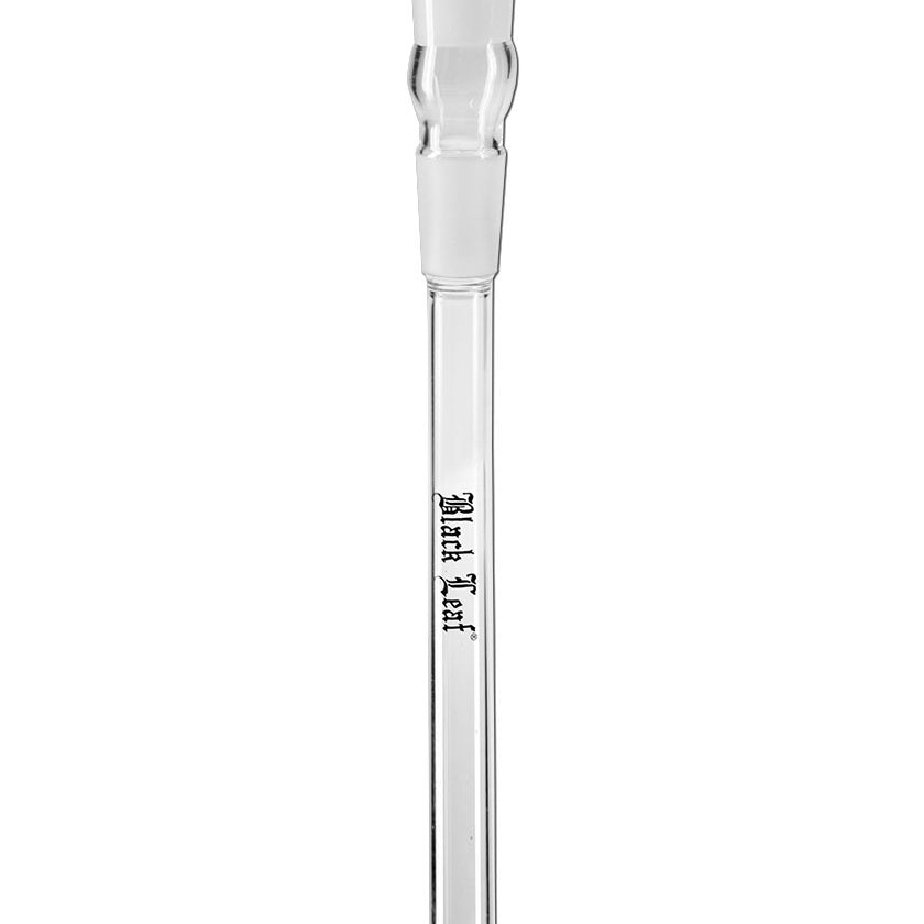 Black Leaf, Chillum aus Glas, Schliff 18,8 - Länge 11cm