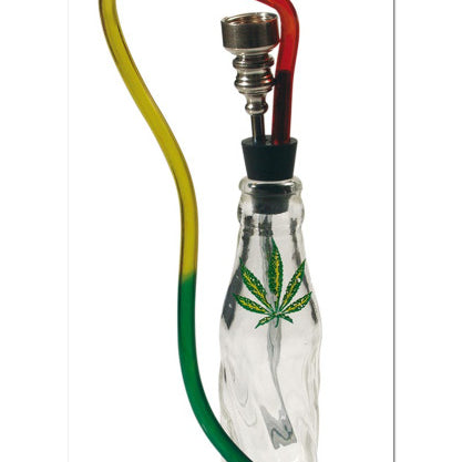 Black Leaf - Flaschenbong - Coke - Höhe 160mm