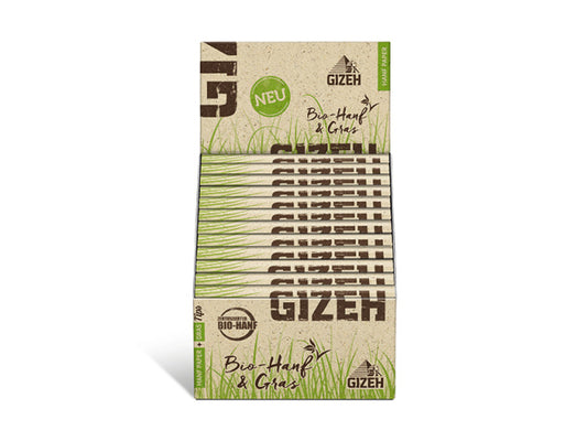 GIZEH "Hanf & Gras" Extra Fine - King Size Slim + Tips & Longpapers