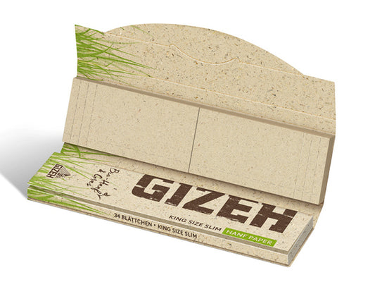 GIZEH "Hanf & Gras" Extra Fine - King Size Slim + Tips & Longpapers