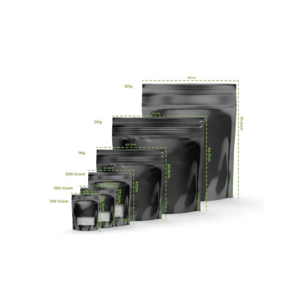 Grove Bags TerpLoc Beutel mit Fenster - 3.5-500g