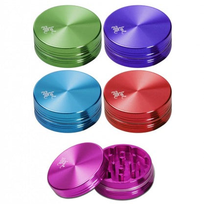 Black Leaf, 2 Teiliger Aluminium-Grinder, Durchmesser 40mm, vers. Farben