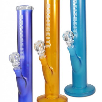 Breitseite Zylinderbong - Glasbong - Höhe 355m - verschiedenen Farben - dein-Onlineheadshop.de
