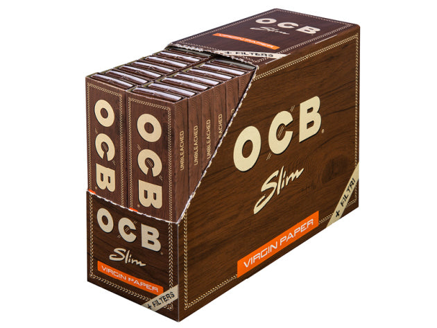 OCB Virgin - Longpapers + Tips - King Size Slim