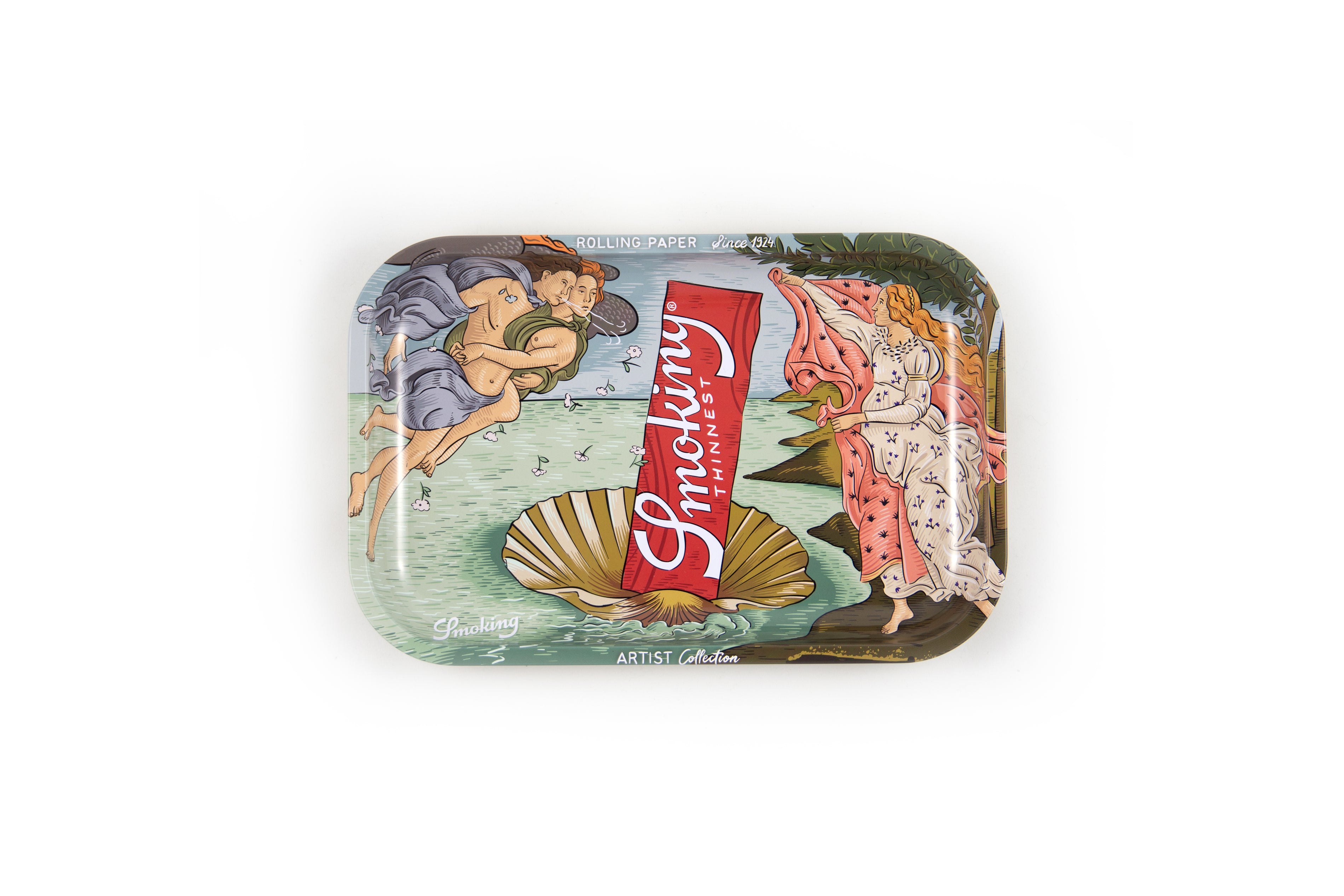 Smoking Rolling Tray Artist Collection 285x185x25mm Metall - viele Designs