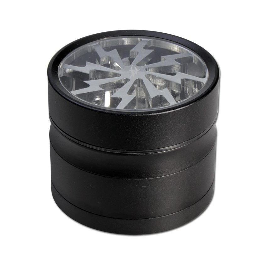 Thorinder Aluminium-Grinder, Durchmesser 50mm, Farbe Silber oder Orange