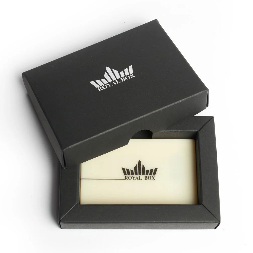 "Royal Box" Snuff Box mit Röhrchen — Schwarz