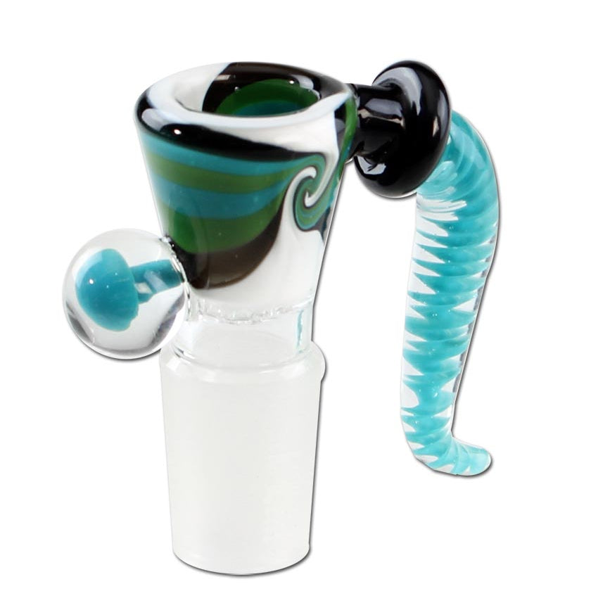 Black Leaf Glaskunstkopf "Punkte" - NS 18,8er - viele Designs - dein-Onlineheadshop.de